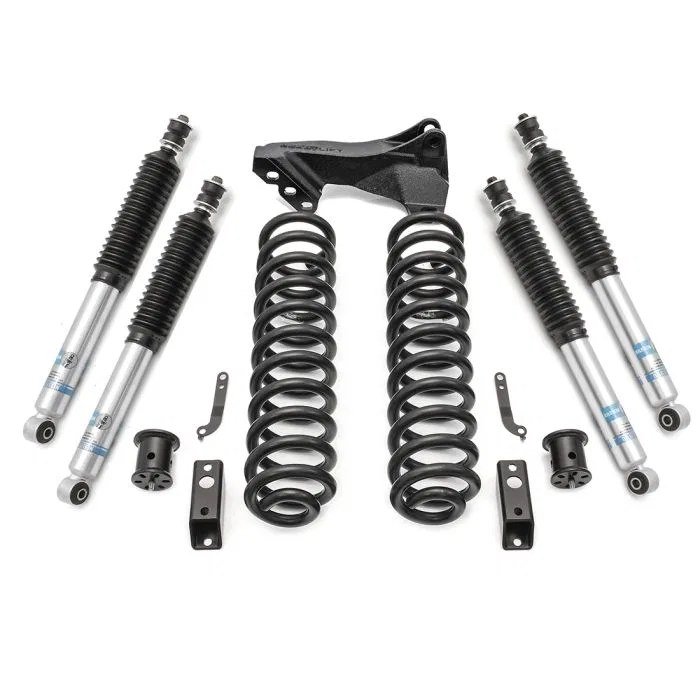 46-2724 – READYLIFT Leveling Kit Suspension, 2-1/2 Inch Lift Coil Spring With Coil Springs/ Front And Rear Bilstein S...